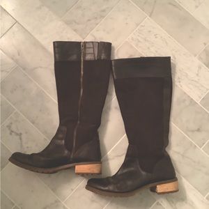 Timberland Bethel Heights Brown Suede Leather Tall Riding Boots 9